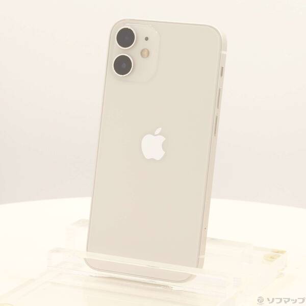 【中古】Apple(アップル) iPhone12 mini 128GB 白いこと MGDM3J／A SIM無償性 【276-ud】