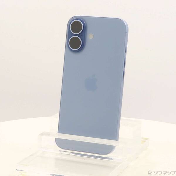 【中古】Apple(アップル) iPhone17 256GB ミストブルー MG694J／A SIM無償性 【258-ud】