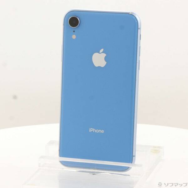 【中古】Apple(アップル) iPhoneXR 128GB 青碧 MT0U2J／A SIM無償性 【352-ud】
