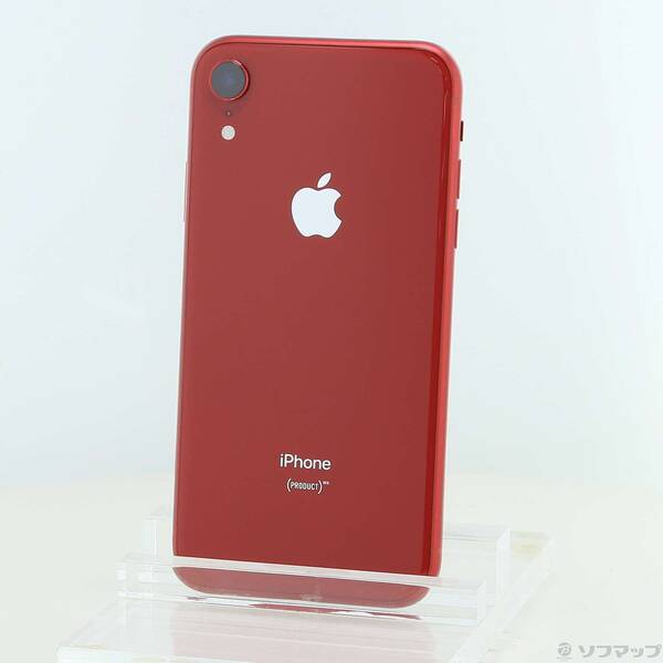 【中古】Apple(アップル) iPhoneXR 128GB 生成物赤いこと MT0N2J／A SIM無償性 【352-ud】