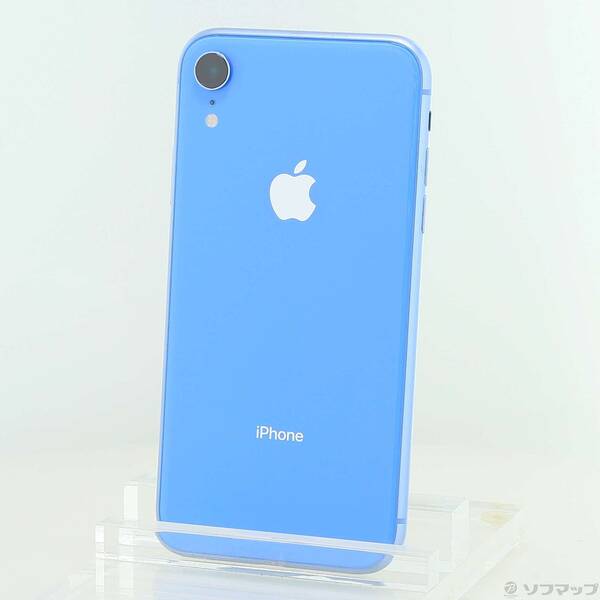【中古】Apple(アップル) iPhoneXR 128GB 青色 MT0U2J／A SIM無償性 【352-ud】