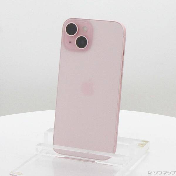 【中古】Apple(アップル) iPhone15 128GB ピンク MTMJ3J／A SIMフリー 【276-ud】｜ソフマップ中古専門店