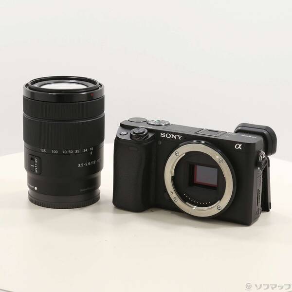 【中古】SONY(ソニー) α6400 ILCE-6400M 高倍率望遠レンズ一揃いの道具 黒いこと 【344-ud】
