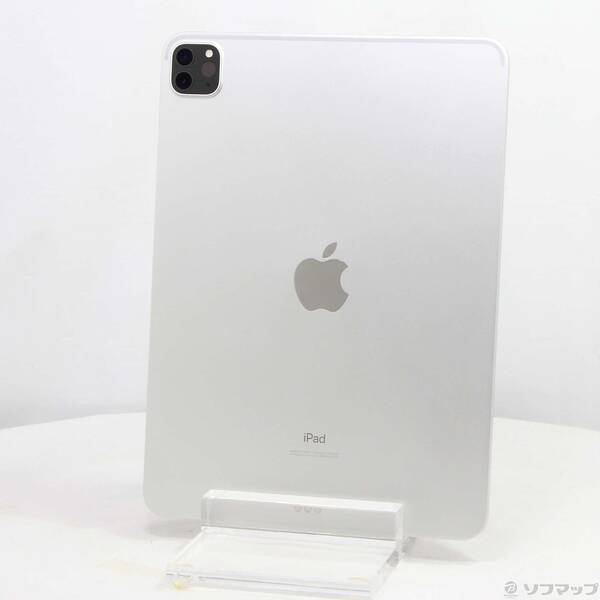 【中古】Apple(アップル) iPad Pro 11in 第2時人 128GB しろがね色 MY252J／A Wi-Fi 【262-ud】