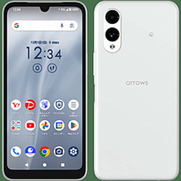 【中古】FCNT arrows We2 64GB ミストホワイト SBARW2 Softbank SIM無償性 【262-ud】
