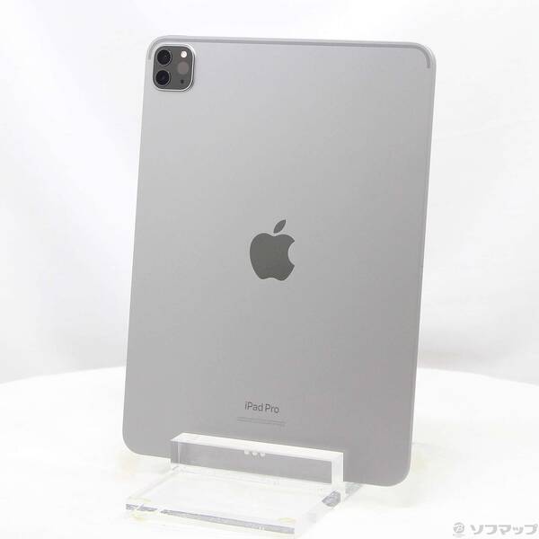 【中古】Apple(アップル) iPad Pro 11in 第4時人 128GB 間隔文字薄墨色 MNXD3J／A Wi-Fi 【371-ud】