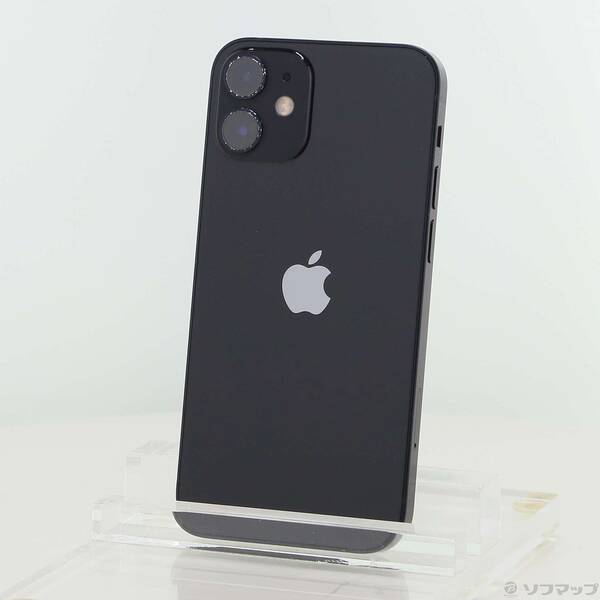 【中古】Apple(アップル) iPhone12 mini 128GB 黒いこと MGDJ3J／A SIM無償性 【352-ud】