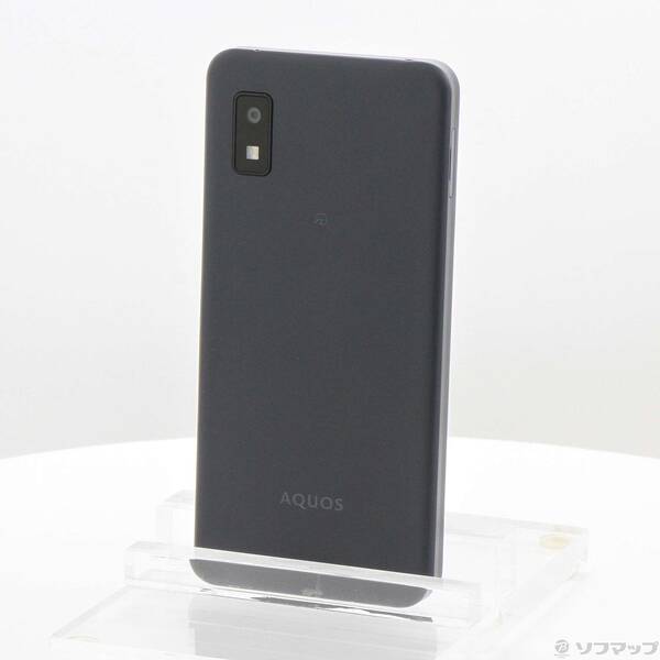【中古】SHARP(読みやすい) AQUOS wish3 64GB 黒いこと SHM25  SIM無償性 【196-ud】