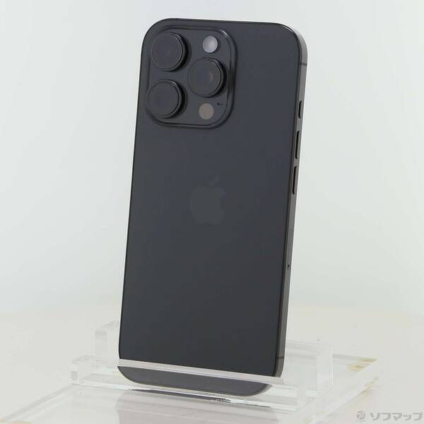 【中古】Apple(アップル) iPhone16 Pro 128GB 黒いことチタニウム FYMV3J／A SIM無償性 【352-ud】