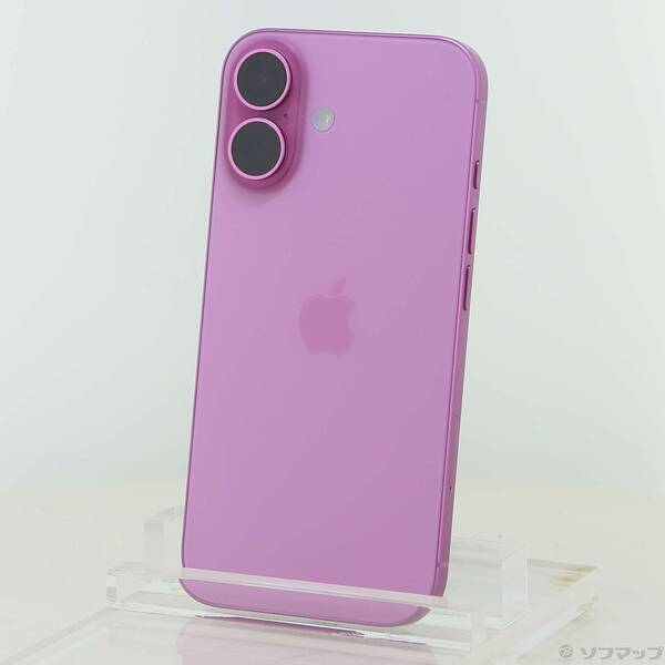 【中古】Apple(アップル) iPhone16 512GB サクラ色 MYE43J／A SIM無償性 【344-ud】