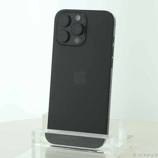 【中古】Apple(アップル) iPhone16 Pro Max 256GB 黒いことチタニウム MYWG3J／A SIM無償性 【262-ud】