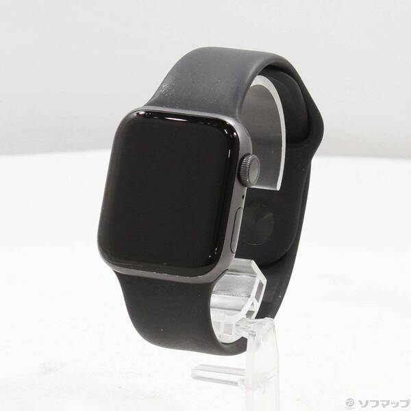 【中古】Apple(アップル) Apple Watch Series 4 GPS 40粍 スペースグレイアルミニウムケース 黒いこと運動競技ダンス楽隊 【247-ud】