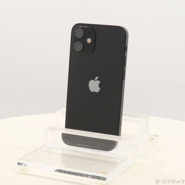 【中古】Apple(アップル) iPhone12 mini 128GB 黒いこと MGDJ3J／A SIM無償性 【262-ud】