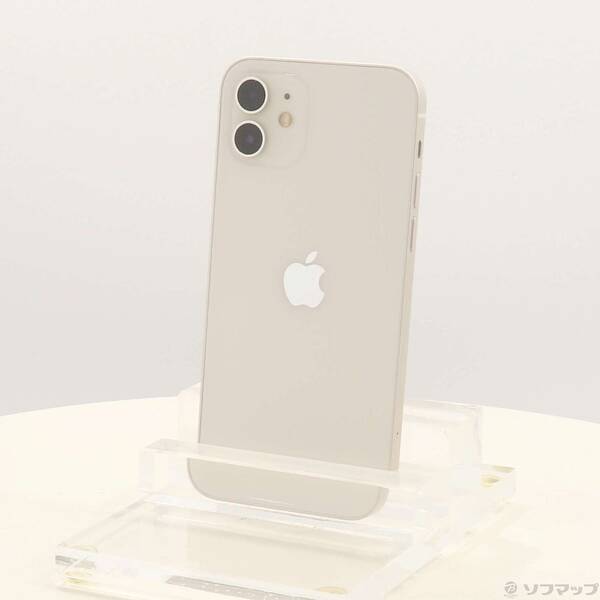 【中古】Apple(アップル) iPhone12 64GB 白いこと MGHP3J／A SIM無償性 【262-ud】