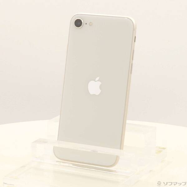 【中古】Apple(アップル) iPhone SE 第3時人 64GB はやりっ児点火装置 MMYD3J／A SIM無償性 【258-ud】
