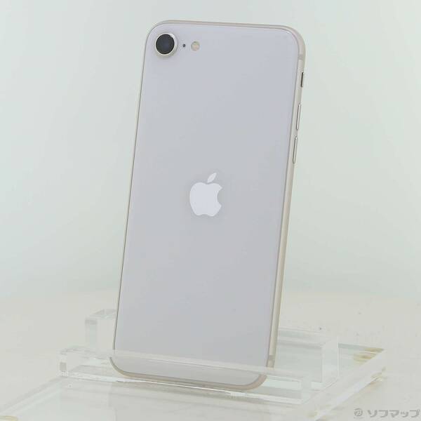 【中古】Apple(アップル) iPhone SE 第3時人 64GB はやりっ児点火装置 MMYD3J／A SIM無償性 【305-ud】
