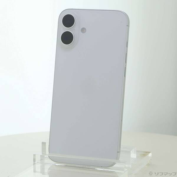 【中古】Apple(アップル) iPhone16 Plus 256GB 白いこと MXVH3J／A SIM無償性 【262-ud】
