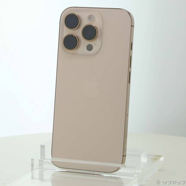 【中古】Apple(アップル) iPhone16 Pro 256GB 乾荒原チタニウム MYN23J／A SIM無償性 【276-ud】