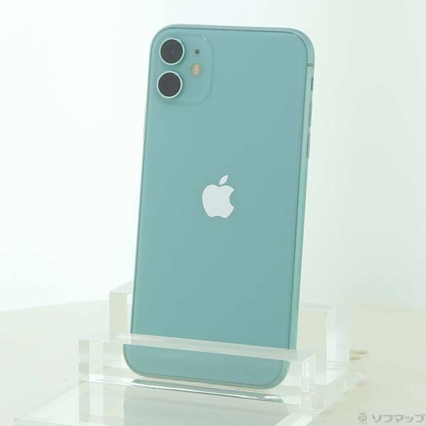 【中古】Apple(アップル) iPhone11 64GB 緑であること MWLY2J／A SoftBank 【251-ud】