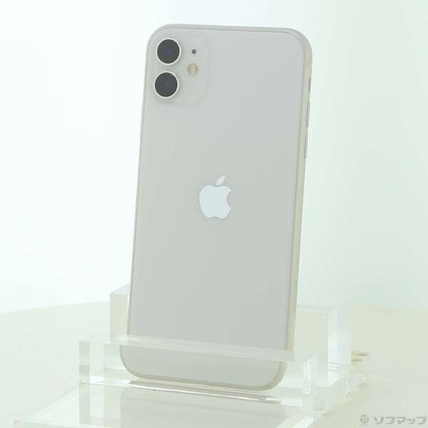 【中古】Apple(アップル) iPhone11 64GB 白いこと MWLU2J／A SIM無償性 【251-ud】