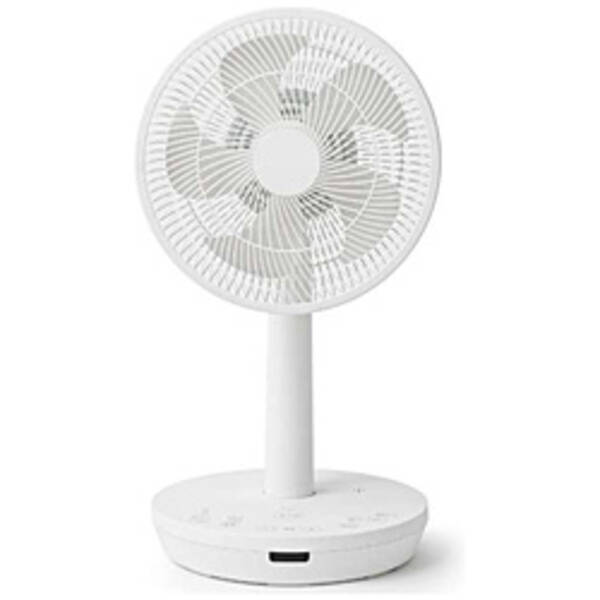 【中古】ORIGINAL ベーシック 〔見せびらかす品〕 音吐取りまわし役立つこと付き添い人DCサーキュレーター扇風機 Wafree（ワフリー） 白いこと OB-CV251-W ［DC原動機積み上げる ／遠隔操作付き添い人］ 【258-ud】