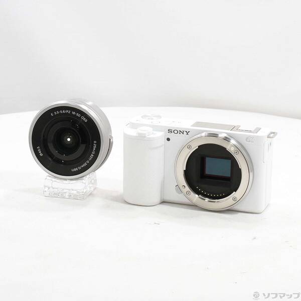 【中古】SONY(ソニー) VLOGCAM ZV-E10L パワーズームレンズキット ホワイト 【262-ud】｜ソフマップ中古専門店