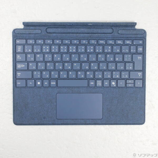 【中古】Microsoft(マイクロソフト) 〔見せびらかす品〕 Surface Pro 13in 鍵盤 (書きもの納める付き添い人／か細い書きもの付き添い人) サファイア EP2-00101 【377-ud】