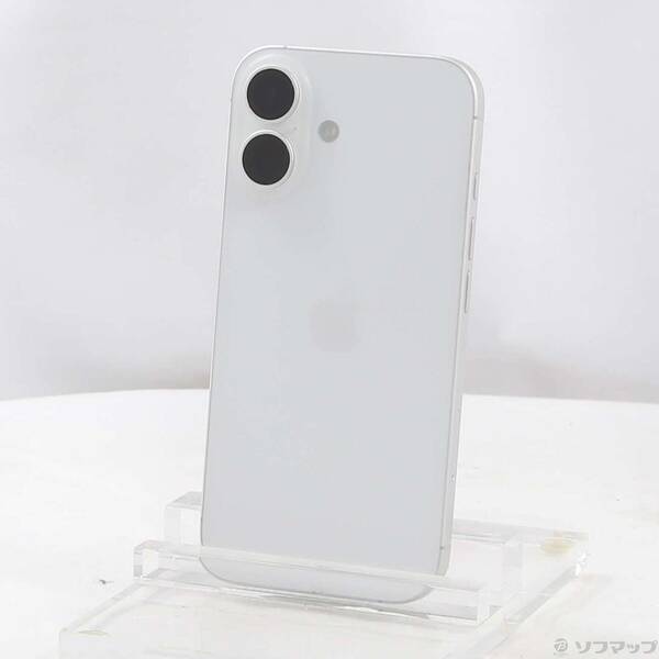 【中古】Apple(アップル) iPhone16 128GB ホワイト MYDR3J／A SIMフリー 【262-ud】｜ソフマップ中古専門店