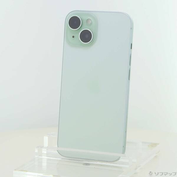 【中古】Apple(アップル) iPhone15 128GB グリーン MTMM3J／A SIMフリー 【377-ud】｜ソフマップ中古専門店