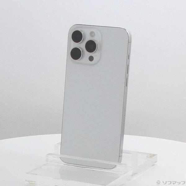 【中古】Apple(アップル) iPhone15 Pro Max 1TB ホワイトチタニウム MU703J／A SIMフリー 【368-ud】｜ソフマップ中古専門店