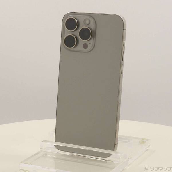 【中古】Apple(アップル) iPhone15 Pro Max 256GB ナチュラルチタニウム MU6R3J／A SIMフリー 【368-ud】｜ソフマップ中古専門店