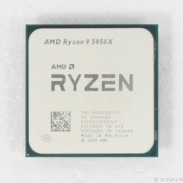 【中古】AMD(エーエムディー) Ryzen 9 5950X 〔3.4GHz/SOCKET AM4〕 【262-ud】|ソフマップ中古専門店