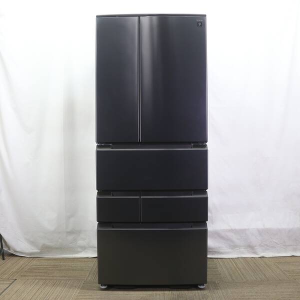 【中古】SHARP(シャープ) 〔展示品〕 プラズマクラスター冷蔵庫 ダスクダークメタル SJ-MF55P-H ［幅73cm ／545L ／6ドア ／観音開きタイプ］ 【198-ud】｜ソフマップ中古専門店