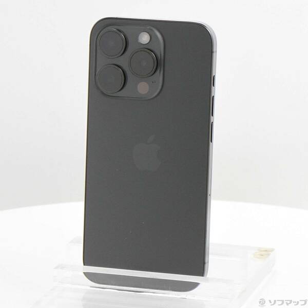 【中古】Apple(アップル) iPhone15 Pro 256GB ブラックチタニウム MTUC3J／A SIMフリー 【297-ud】｜ソフマップ中古専門店