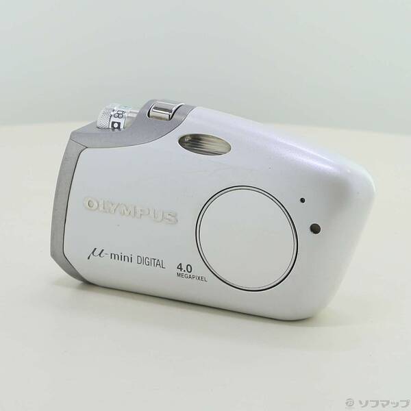 【中古】OLYMPUS(オリンパス) CAMEDIA μ-mini DIGITAL WH (400万画素/2倍/ピュアホワイト) 【262-ud】|ソフマップ中古専門店