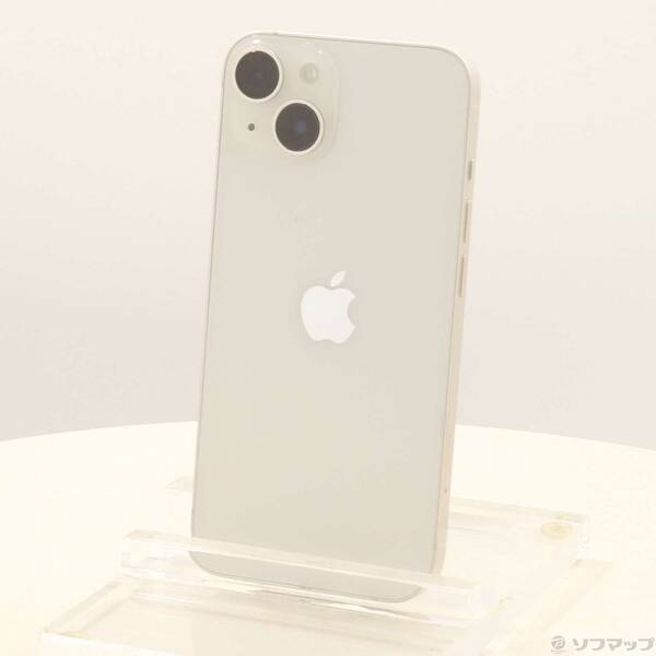 【中古】Apple(アップル) iPhone14 128GB スターライト MPUQ3J／A SIMフリー 【377-ud】｜ソフマップ中古専門店