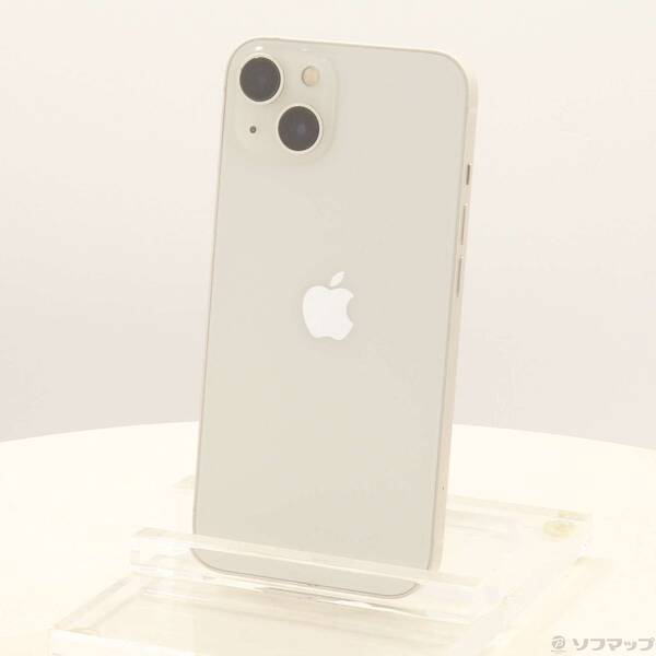 【中古】Apple(アップル) iPhone13 128GB スターライト MLND3J／A SIMフリー 【344-ud】｜ソフマップ中古専門店