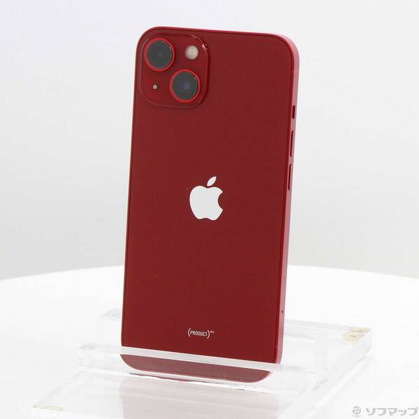 【中古】Apple(アップル) iPhone13 128GB プロダクトレッド MLNF3J／A SIMフリー 【377-ud】｜ソフマップ中古専門店