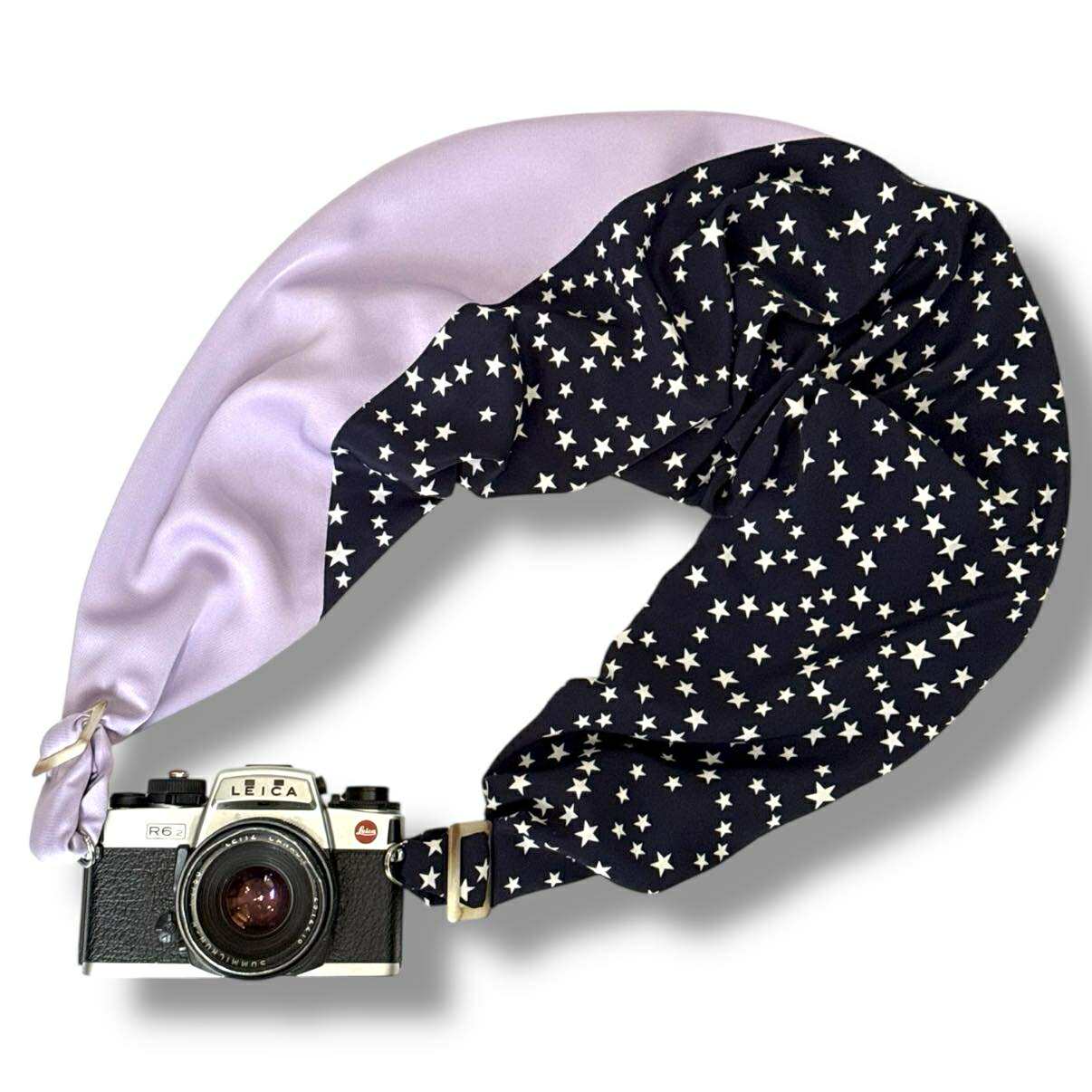 カメラスリング｜サクラスリング｜Mサイズ｜カメラストラップ｜おしゃれ｜かわいい｜星柄｜斜めがけ｜重くない｜Sakura Sling｜長さ調整可｜洗濯可｜ポケット付｜グッドデザイン賞｜SCSM-306【送料無料】【宅配便】