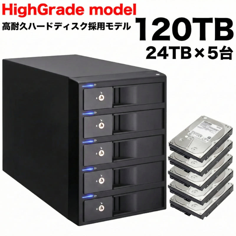 リンゴの木派 Macbeth 5BayU32C RAID ご機嫌評点 120結核症 [RGH35M5BU32C-120T-HG]
