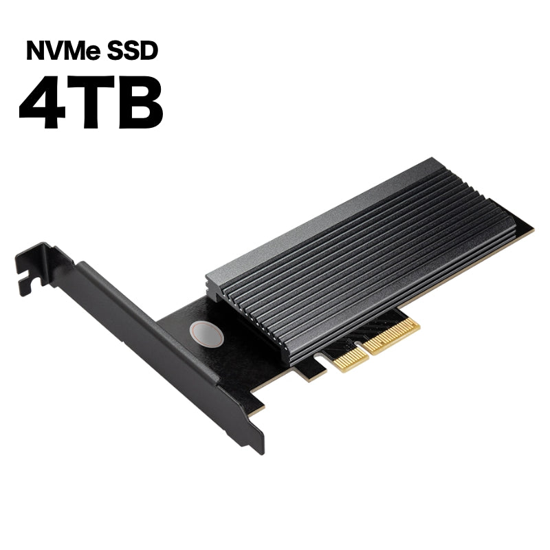 MacPro 2023/2019用 NVMe SSD 4結核症 [PCIeSSD-4結核症]