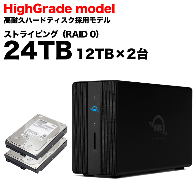 OWC GEMINI ストライピングモデル 御機嫌点数 24肺結核 [OWCTB3GM000-S24T-HG]