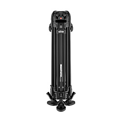 Manfrotto 645 FAST ツインビデオ三脚 アルミニウム ブラック MVTTWINFA MVTTWINFA