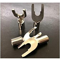 ZONOTONE LUG-5.5シリーズ対応・交換用プラグ ロジウムメッキ・Yラグ（先端のみ・4本組）　LUGY-SRh LUGYSRH｜ソフマップ　デジタルコレクション
