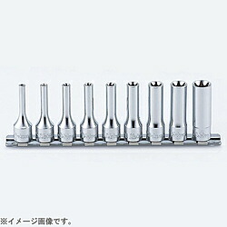 山下工業研究所 RS3325/9 3/8インチ(9.5mm) トルクスディープソケットレールセット 9pc RS33259