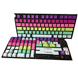 TAIHAO 〔キーキャップ〕 英語配列 Rainbow Sherbet Keycap Set THRAINBOWSHERBET