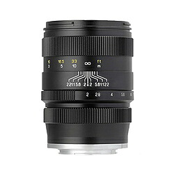 中一光学 写真機水晶体 CREATOR 85粍 F2  専用ボンネット属する   CREATOR2/85粍(X)BK ［FUJIFILM X /単興味の中心水晶体］ CREATOR285XBK [代引不可]