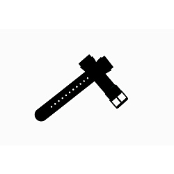 SEIKO プロスペックス シリコン製オプションバンド かん幅22mm ブラック（チタンブラック美錠） R7C03DR R7C03DR