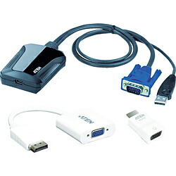 ATEN ＡＴＥＮ　コンソールアダプター／ＵＳＢ／ラップトップ型（ＩＴキット） CV211CP CV211CP