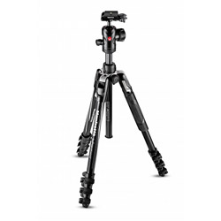 Manfrotto befreeアドバンス アルミニウムL三脚キット（ブラック）MKBFRLA4BKBH MKBFRLA4BK-BH ブラック [4段] MKBFRLA4BKBH 【864】